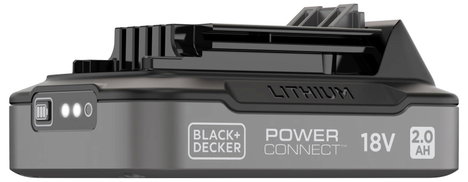 Black & Decker BDL2018S-XJ Szerszám akku 18 V 2 Ah Lítiumion 3. kép