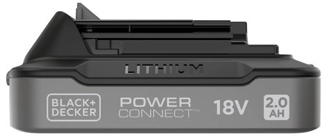 Black & Decker BDL2018S-XJ Szerszám akku 18 V 2 Ah Lítiumion 4. kép