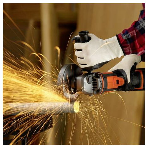 Black & Decker neu BCG720M1-QW Akkus sarokcsiszoló 125 mm akkuval, Töltővel, Tartozékokkal 18 V 4.0 10. kép