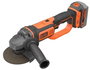 Black & Decker neu BCG720M1-QW Akkus sarokcsiszoló 125 mm akkuval, Töltővel, Tartozékokkal 18 V 4.0 2. bélyegkép