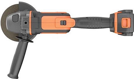 Black & Decker neu BCG720M1-QW Akkus sarokcsiszoló 125 mm akkuval, Töltővel, Tartozékokkal 18 V 4.0 4. kép