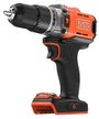 Black & Decker 2 sebességfokozat-Akkus ütvefúró-csavarozó kefe nélkül, Hordtáskával, akku nélkül, tö bélyegkép