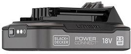 Black & Decker BDL2518S-XJ Szerszám akku 18 V 2.5 Ah Lítiumion