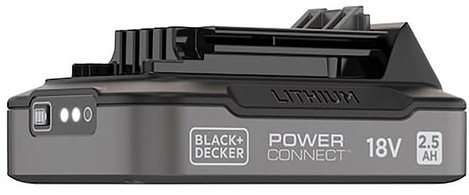 Black & Decker BDL2518S-XJ Szerszám akku 18 V 2.5 Ah Lítiumion