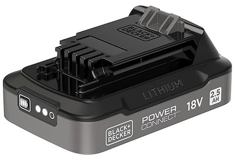 Black & Decker BDL2518S-XJ Szerszám akku 18 V 2.5 Ah Lítiumion 2. kép
