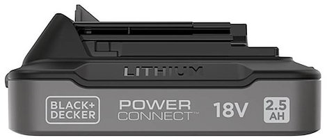 Black & Decker BDL2518S-XJ Szerszám akku 18 V 2.5 Ah Lítiumion 4. kép