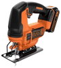 Black & Decker neu Akkus beszúrú fűrész BDCJS18-QW akkuval, Töltővel 18 V 2.0 Ah Vele szállított akk 2. bélyegkép