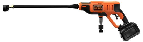 Black & Decker Akkus magasnyomású tisztító 24 bar Hideg víz 2. kép