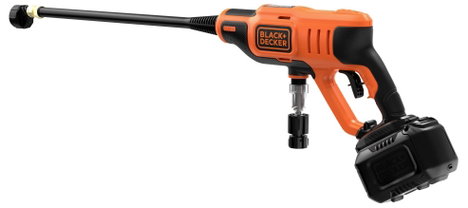 Black & Decker Akkus magasnyomású tisztító 24 bar Hideg víz 4. kép