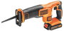 Black & Decker neu Akkus kardfűrész BDCR18-QW akkuval, Töltővel 18 V 1.5 Ah 2. bélyegkép
