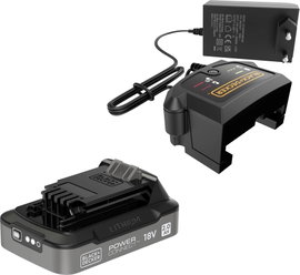 Black & Decker BDL2018S1B-QW Szerszámakku és töltő 18 V 2 Ah Lítiumion