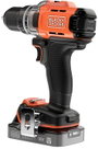 Black & Decker BCD382D2XK-QW Akkus fúrócsavarozó 18 V 2.0 Ah Lítiumion 2. akkuval, Töltővel 2. bélyegkép