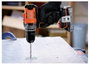 Black & Decker BCD382D2XK-QW Akkus fúrócsavarozó 18 V 2.0 Ah Lítiumion 2. akkuval, Töltővel 3. bélyegkép