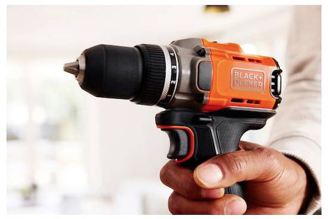 Black & Decker BCD382D2XK-QW Akkus fúrócsavarozó 18 V 2.0 Ah Lítiumion 2. akkuval, Töltővel 9. kép
