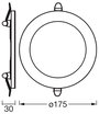 OSRAM HOMELIGHTING 4058075853935 Mennyezeti fényszóró, LED-es mennyezeti fényszóró Fehér 3. bélyegkép