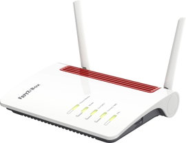 FRITZ! Box 6850 4G WLAN router modemmel Beépített modem: LTE 2.4 GHz, 5 GHz