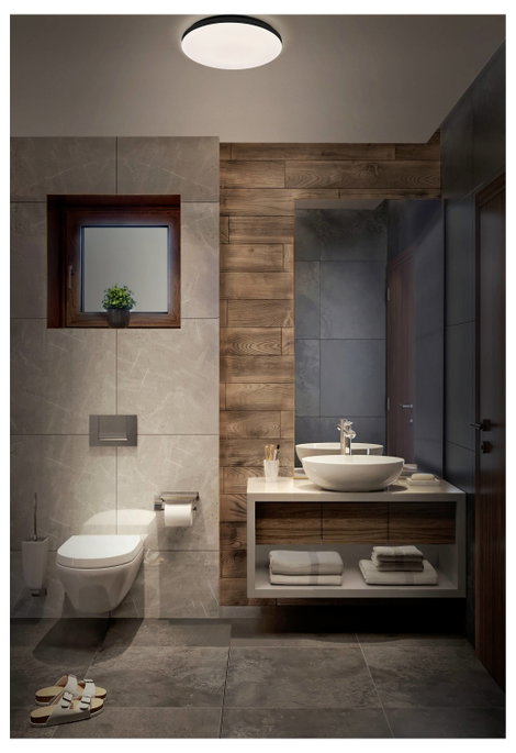 OSRAM HOMELIGHTING 4099854621468 Mennyezeti lámpa, LED-es mennyezeti lámpa Fekete 5. kép