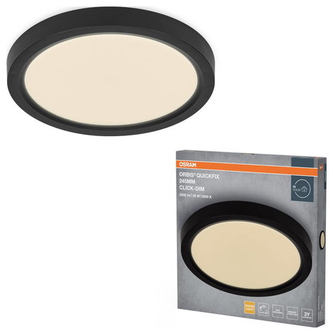 OSRAM HOMELIGHTING 4099854604126 Mennyezeti lámpa, LED-es mennyezeti lámpa Fekete 2. kép