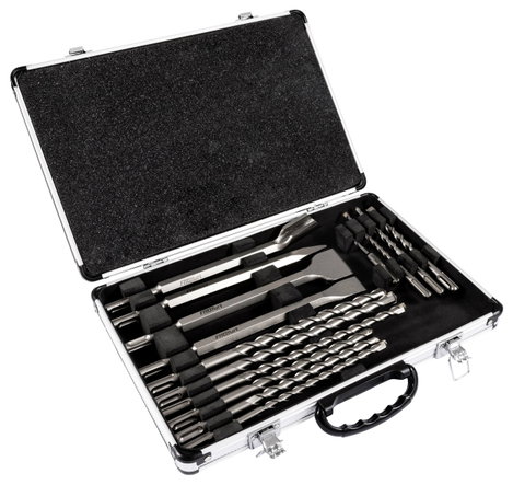 FRITZFURT 3161-3014 Üregfúró korona készlet 14 részes 5 mm, 6 mm, 8 mm, 10 mm, 12 mm, 14 mm SDS-Plus 2. kép