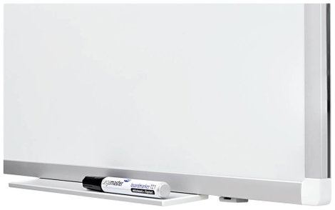 Legamaster Fehér tábla PREMIUM PLUS (Sz x Ma) 240 cm x 120 cm Fehér zománcozott Lerakóval, Táblairon 2. kép