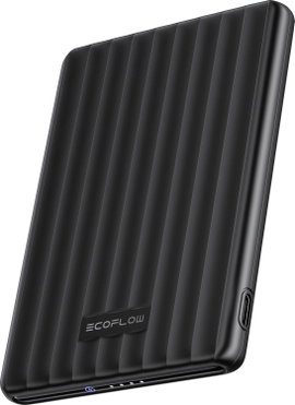 ECOFLOW RAPID Mag 5K Powerbank 5.000 mAh Qi Wireless Charging, Magsafe Lítiumion USB-C® Fekete