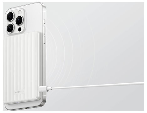 ECOFLOW RAPID Mag 5K Powerbank 5.000 mAh Qi Wireless Charging, Magsafe Lítiumion USB-C®, Vezeték nél 4. kép