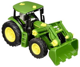 Klein Theo John Deere Traktor m. Frontlad.u.Gewicht 3903