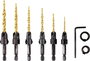 FRITZFURT 2800-6105 Fa maró fúró készlet 8 részes 4 mm, 6 mm, 8 mm, 10 mm, 12 mm, 14 mm Teljes hossz bélyegkép