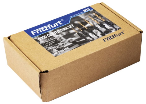 FRITZFURT 2800-6105 Fa maró fúró készlet 8 részes 4 mm, 6 mm, 8 mm, 10 mm, 12 mm, 14 mm Teljes hossz 8. kép