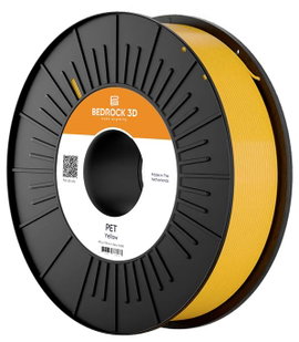 BEDROCK 3D Pet-0316a075 PET Yellow 1.75 mm 750 g 3D nyomtatószál PET 1.75 mm 750 g Sárga 1 db