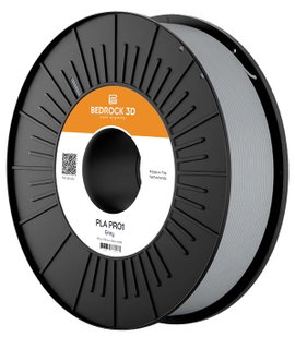 BEDROCK 3D PR1-7523b450 PLA PRO1 Grey 2.85 mm 4.500 g 3D nyomtatószál PLA Pro 2.85 mm 4500 g Szürke 