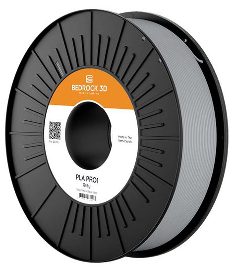 BEDROCK 3D PR1-7523b450 PLA PRO1 Grey 2.85 mm 4.500 g 3D nyomtatószál PLA Pro 2.85 mm 4500 g Szürke