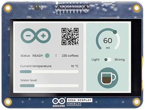 Arduino AKX00075 Fejlesztői panel GIGA Display Bundle 9. kép