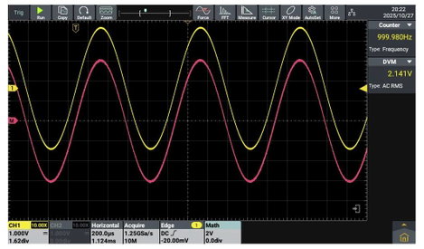 VOLTCRAFT ADO-1002 Digitális oszcilloszkóp 100 MHz 2.5 GSa/mp 250 Mpts 12 bit Digitális memória (DSO 16. kép