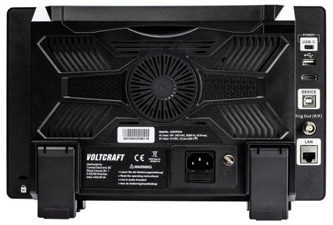 VOLTCRAFT ADO-3504 Digitális oszcilloszkóp 350 MHz 2.5 GSa/mp 250 Mpts 12 bit Digitális memória (DSO 3. kép