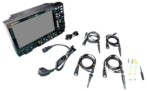 VOLTCRAFT ADO-3504 Digitális oszcilloszkóp 350 MHz 2.5 GSa/mp 250 Mpts 12 bit Digitális memória (DSO 5. kép