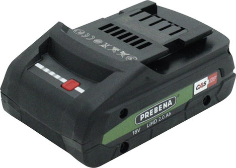 Prebena AKKU18-2,0-LI-POWER Akku adapter 18 V 2 Ah LiHD