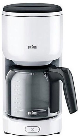 Braun Braun KF 3100 WH Filterkaffeemaschine - Kávéfőző Fehér