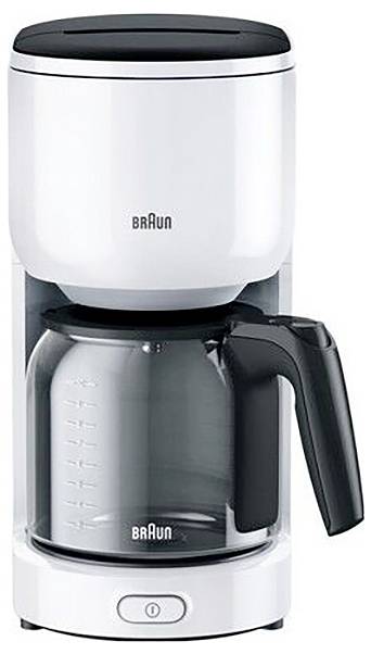 Braun Braun KF 3100 WH Filterkaffeemaschine - Kávéfőző Fehér