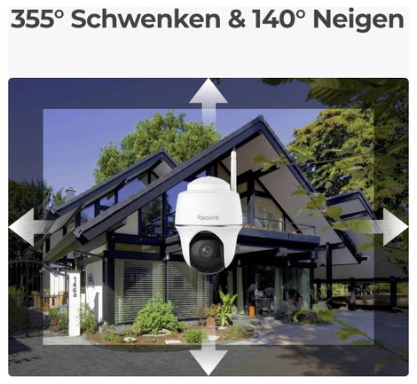 Reolink Argus Series B420 + Solar Panel Lite BWPT2K01SPW WLAN IP Megfigyelő kamera készlet 2304 x 12 4. kép