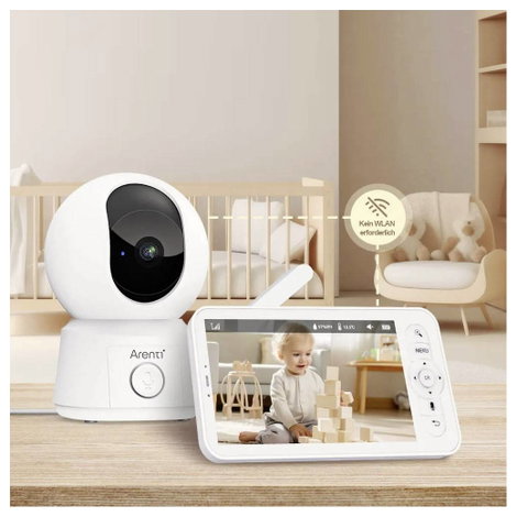 Arenti AINanny B2 Kit AINanny B2 Kit-EU #####Babymonitor und Kamera WLAN, Rádiójel vezérlésű 2.4 GHz 8. kép