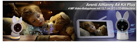 Arenti AINanny A4 Kit Plus AINanny A4 Kit Plus-EU #####Babymonitor und Kamera WLAN, Rádiójel vezérlé 13. kép