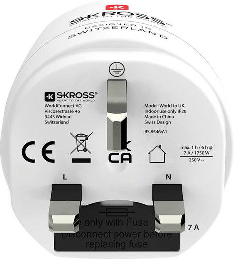Skross 1.500231C-E Úti adapter