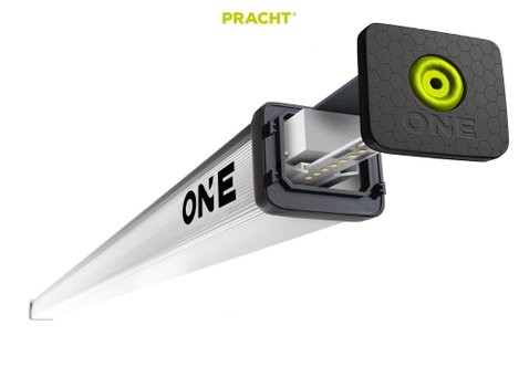 Pracht 9109003 9109003-KATLA ONE LED-es lámpa nedves helyiségbe LED A fényforrászt elektromos szakem 7. kép