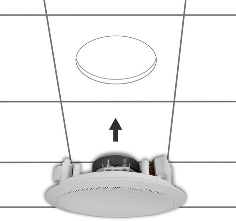 Mennyezeti hangszóró ELA 130 mm 2. kép