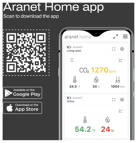 aranet Radon mérőkészülék 0 - 4000 Bq/m³ 8. kép