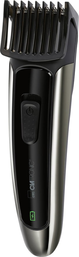 Clatronic HSM/R 3827 chrom-schwarz USB-C Szakállvágóó Fekete/ezüst