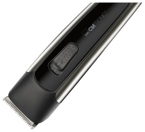 Clatronic HSM/R 3827 chrom-schwarz USB-C Szakállvágóó Fekete/ezüst 3. kép