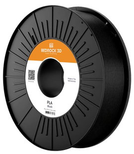BEDROCK 3D PLA-0002a450 PLA Black 1.75 mm 4.500 g 3D nyomtatószál PLA műanyag 1.75 mm 4500 g Fekete 