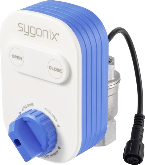 Sygonix vezeték nélküli Gömbcsap hajtóegység 10 bar (max)
